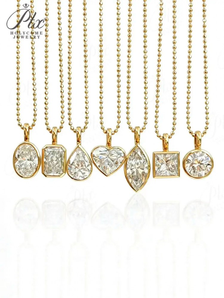 0.3ct Marquise Lab-Grown Diamond Pendant Necklace — view 3