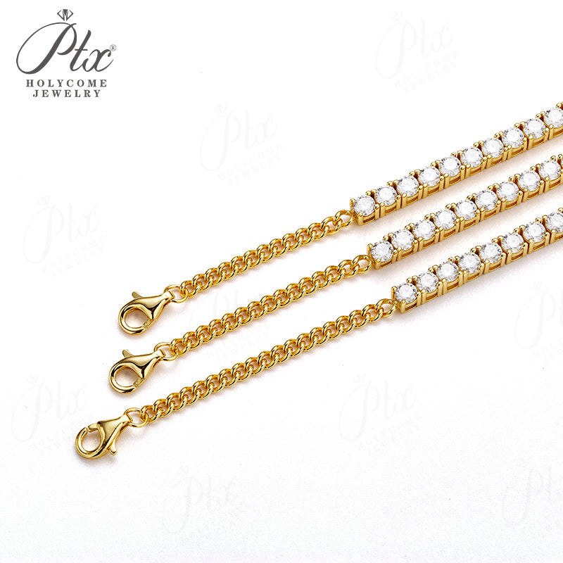 0.5ct Marquise Moissanite Bracelet — view 2