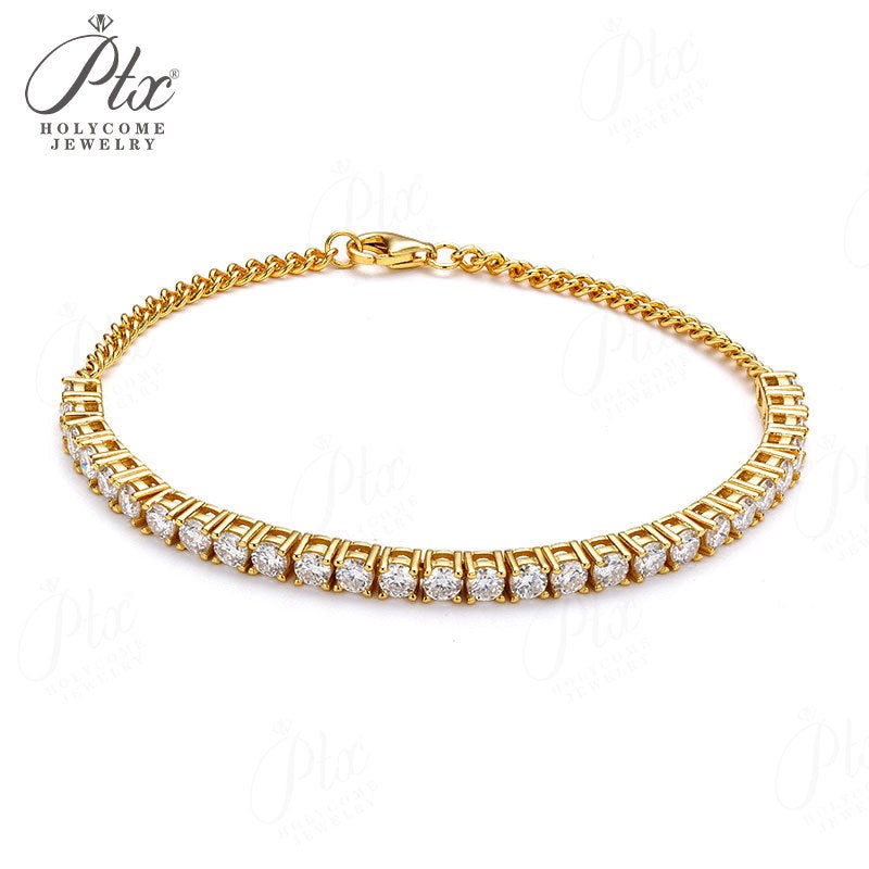 0.5ct Marquise Moissanite Bracelet — view 3