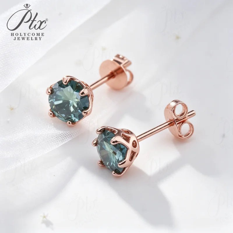 0.5ct Round Lab-Grown Diamond Earrings — view 3