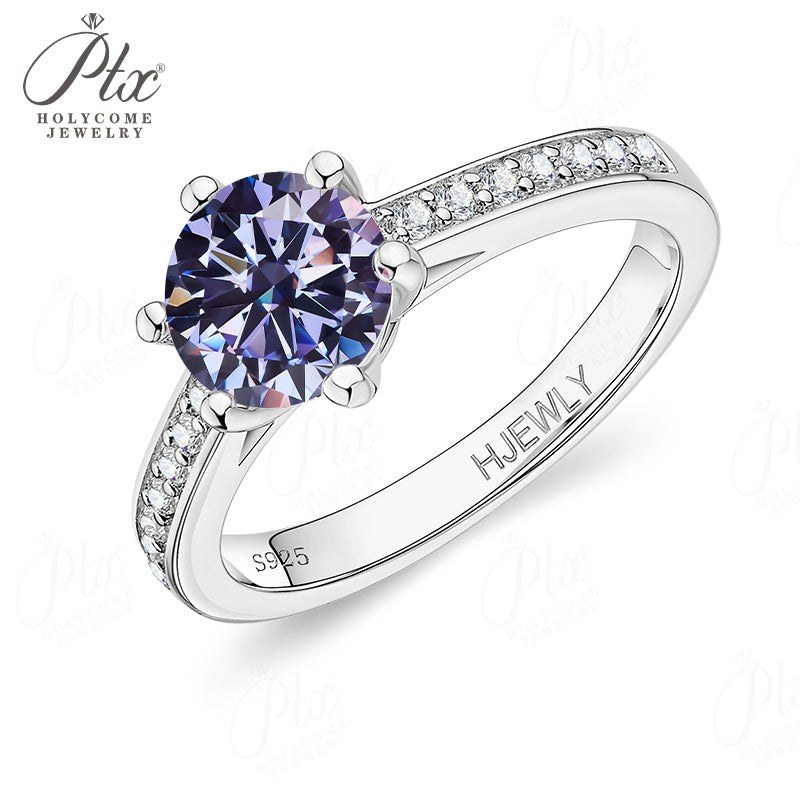 0.9ct Moissanite Ring