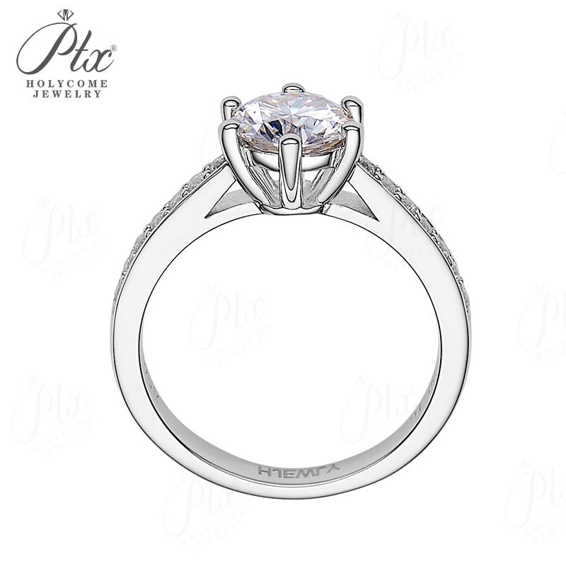 0.9ct Moissanite Ring — view 2