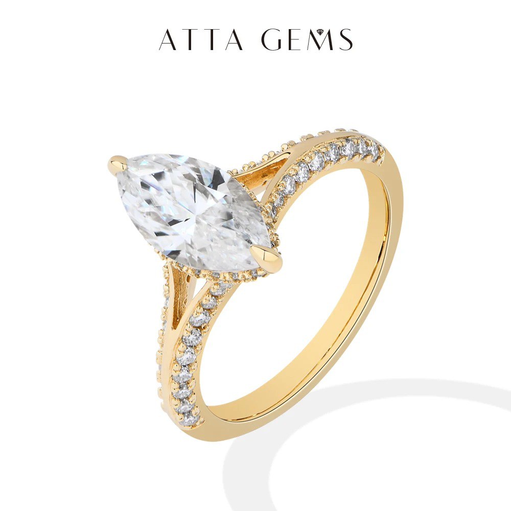 1-2ct Marquise Lab-Grown Diamond Ring