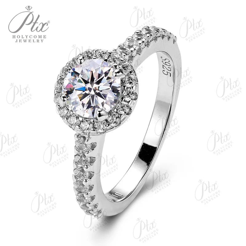 1.5ct Round Moissanite Ring