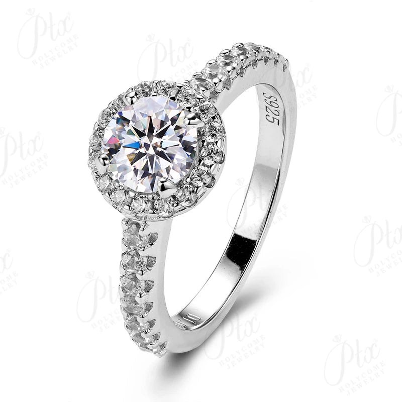1.5ct Round Moissanite Ring — view 4