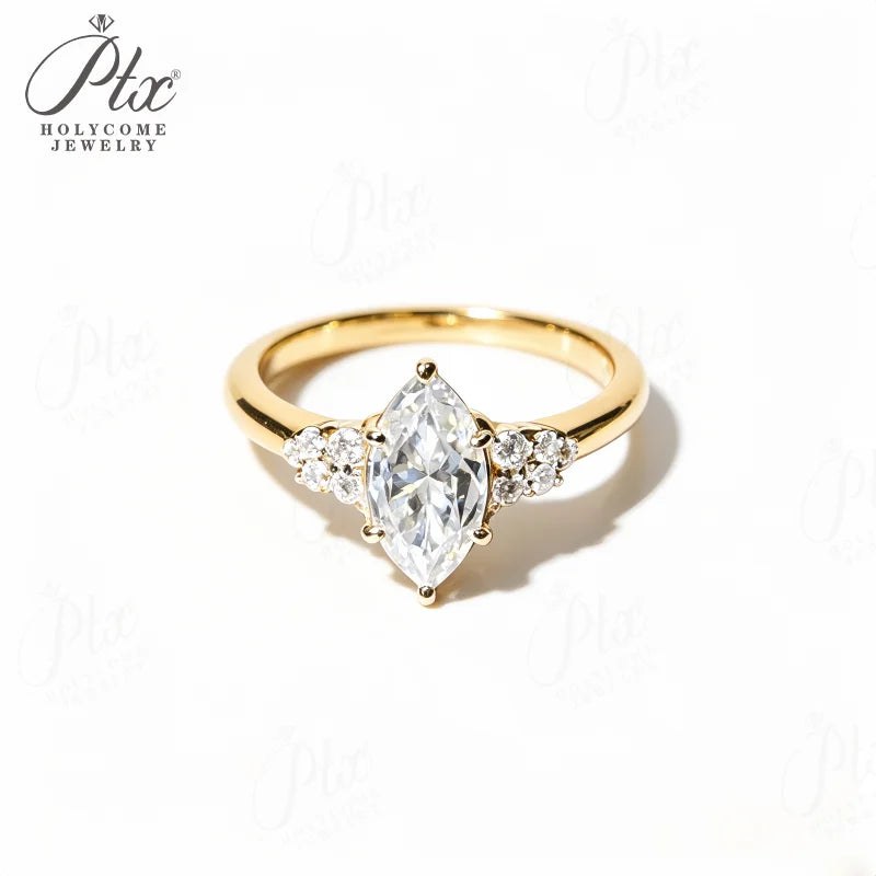 1ct Marquise Moissanite Ring — view 2
