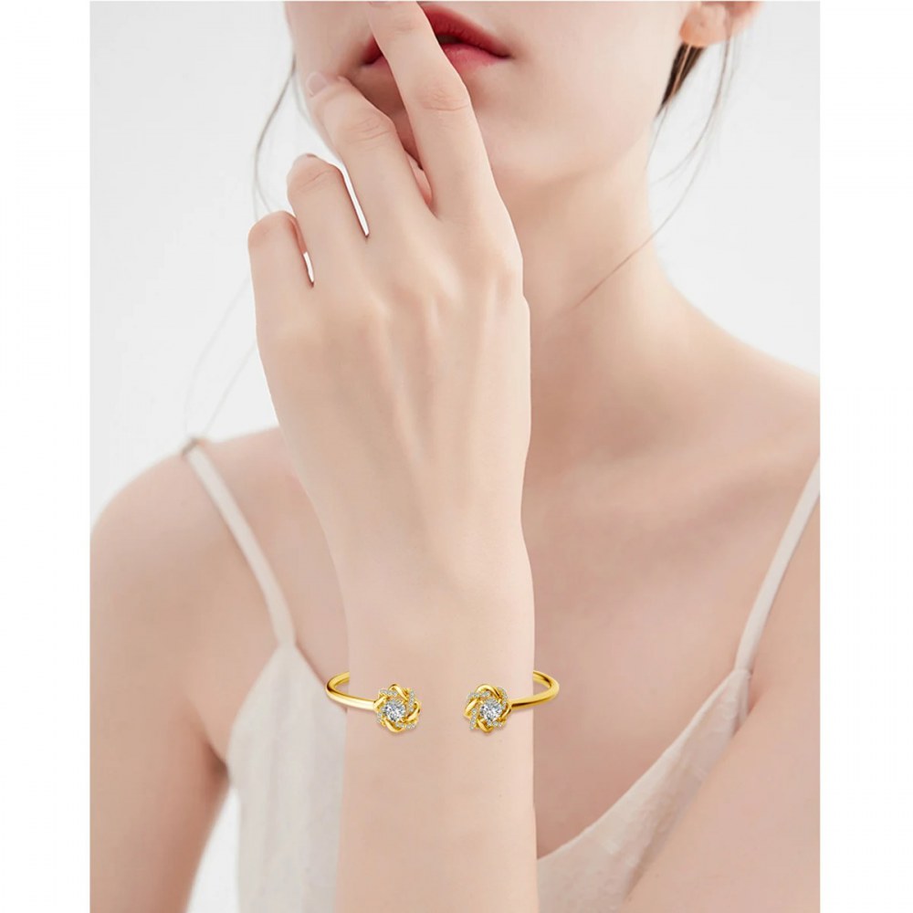 1ct Moissanite Bracelet in 925 Silver — view 2