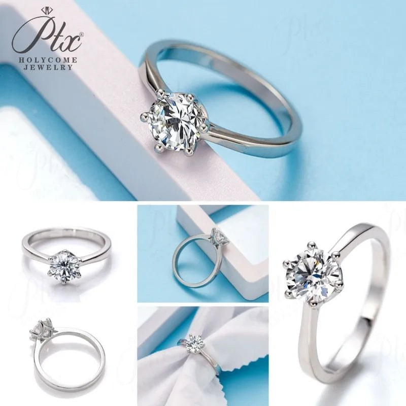 1ct Round Birthstone Moissanite Ring — view 4
