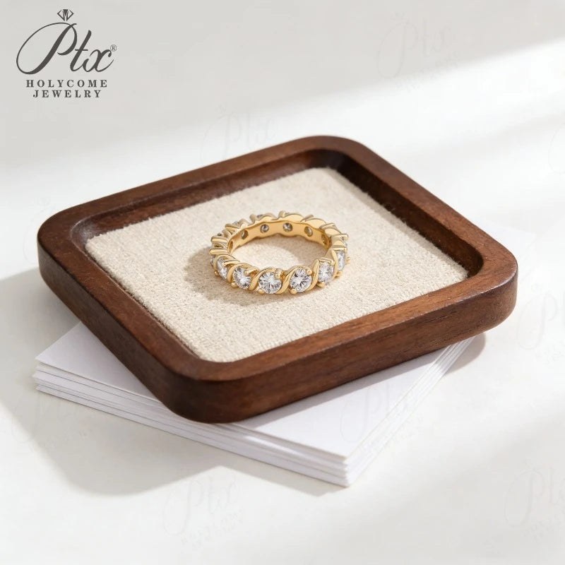 1ct Round Moissanite Necklace
