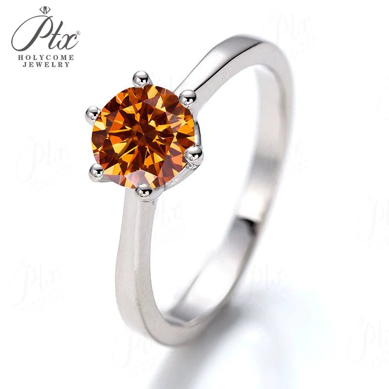 1ct Round Women's Moissanite Ring — view 2