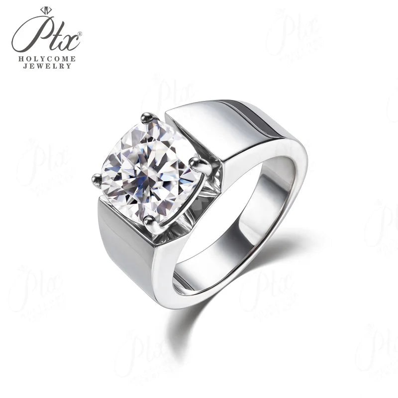 2.6ct Cushion Moissanite Ring — view 4