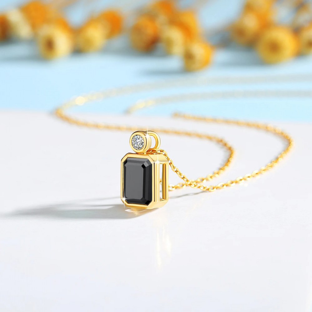 2ct Round Lab-Grown Diamond Necklace — view 3
