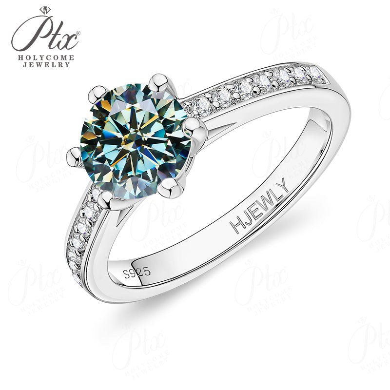 5x7mm Moissanite Ring — view 2