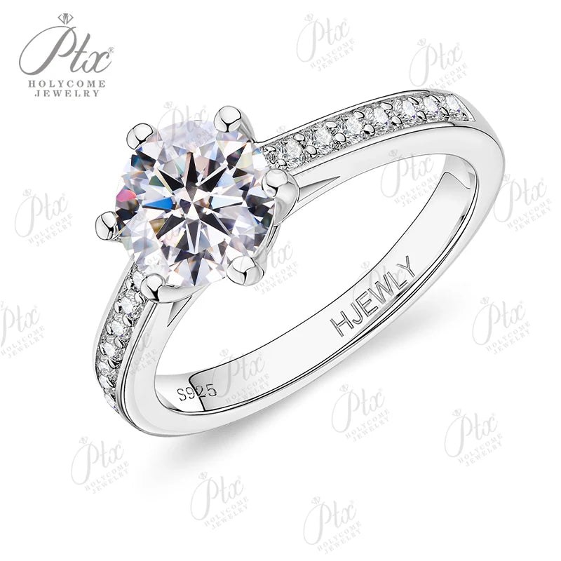 5x7mm Moissanite Ring — view 3
