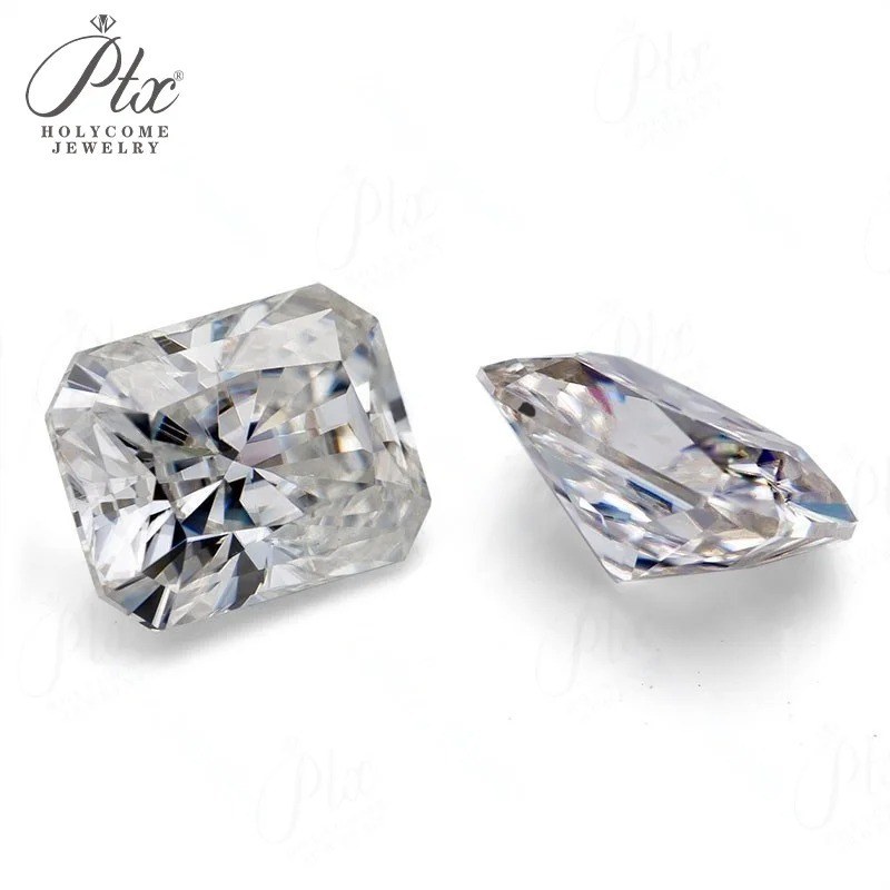 9x7mm Emerald-Cut Moissanite Loose Stone — view 2