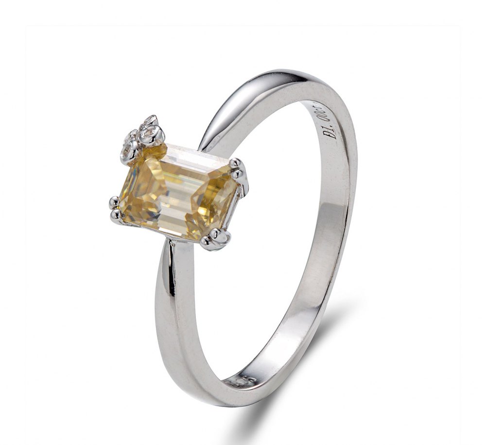 Champagne Moissanite Ring YS0012