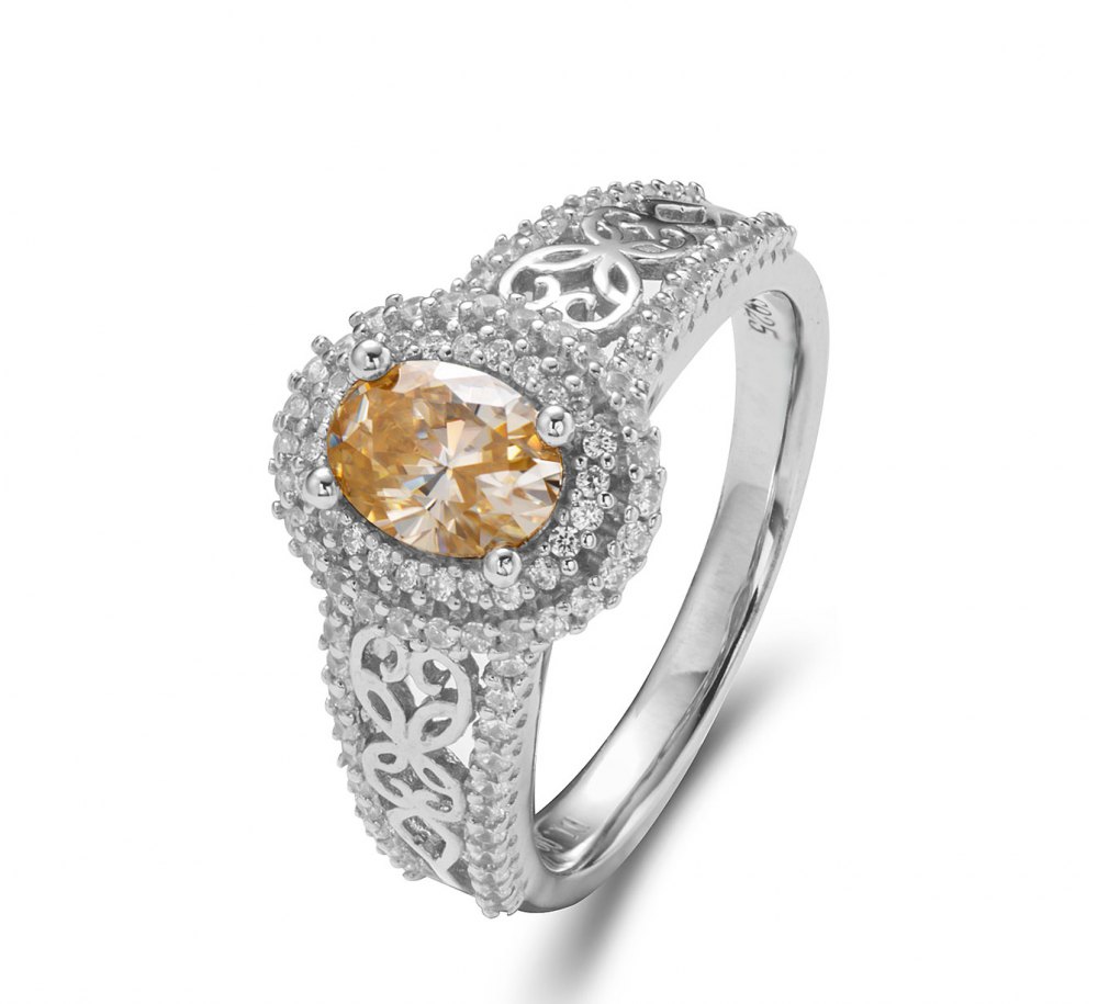 Champagne Moissanite Ring YS0017