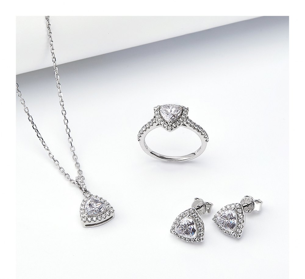 Custom Moissanite Jewelry Set JS0001