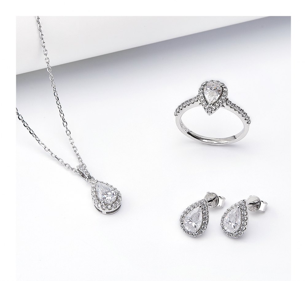 Custom Moissanite Jewelry Set JS0003