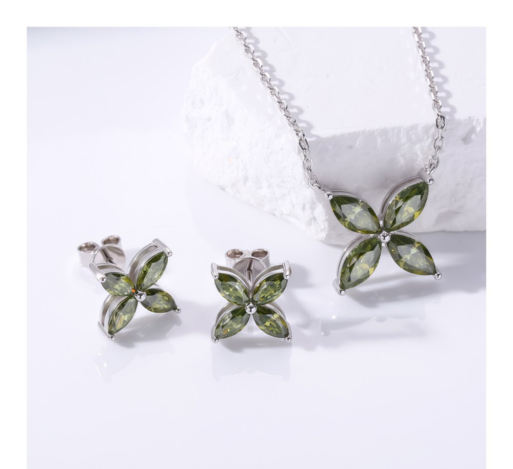 Custom Moissanite Jewelry Set JS0008