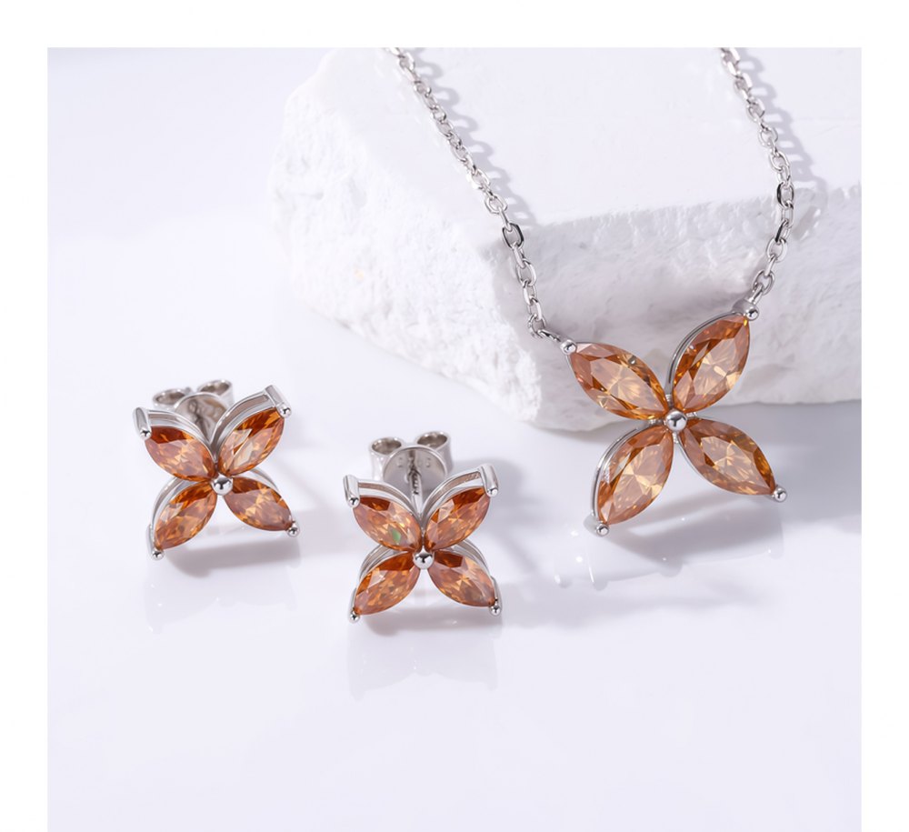 Custom Moissanite Jewelry Set JS0011