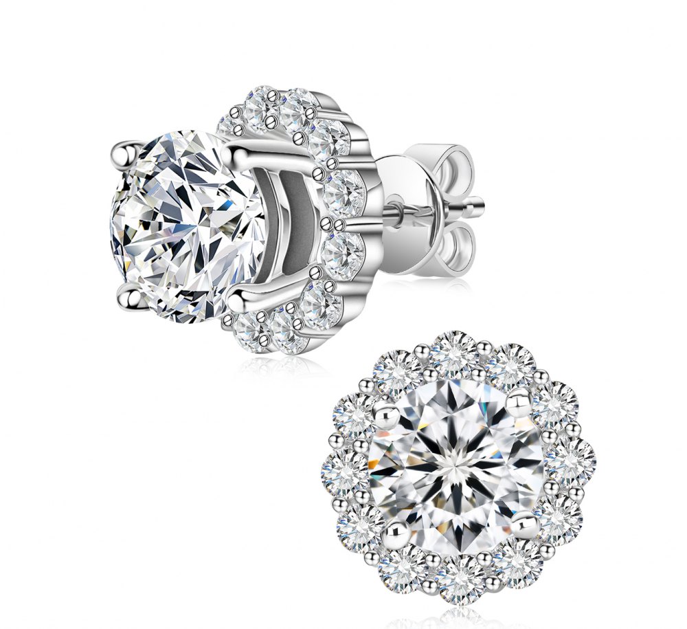 D-Color Moissanite Earrings MC018