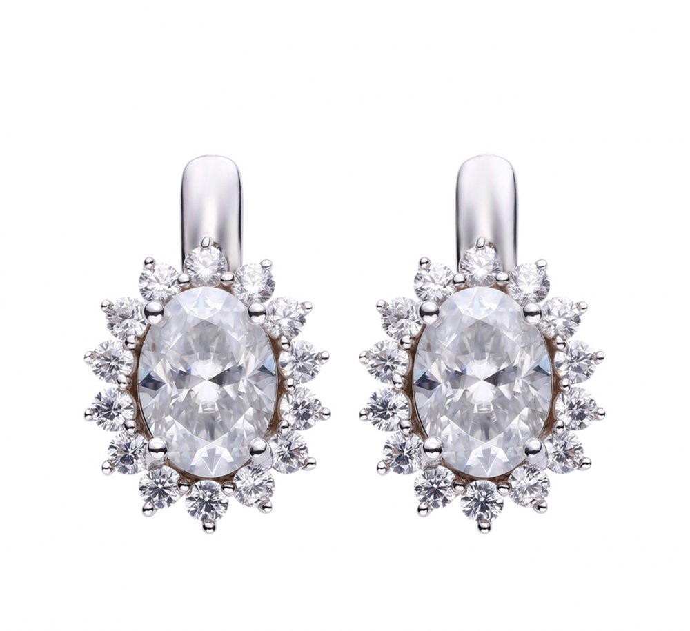 D-Color Moissanite Earrings MC023
