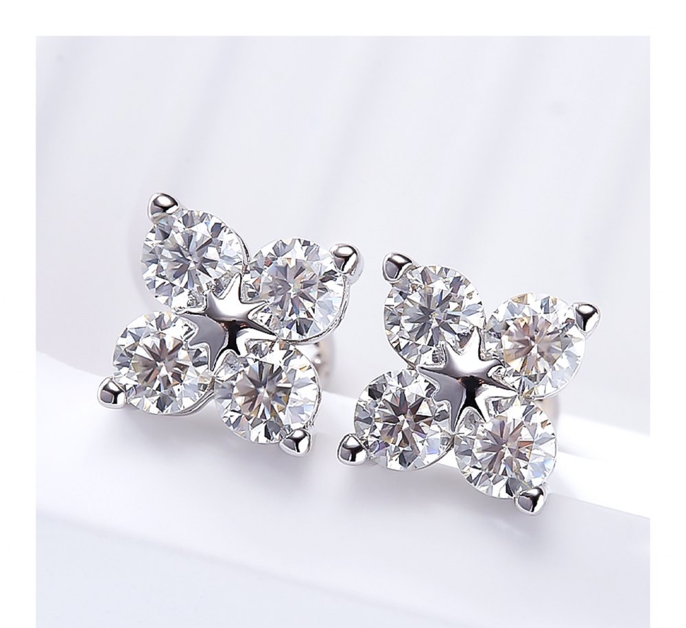 D-Color Moissanite Earrings MC032