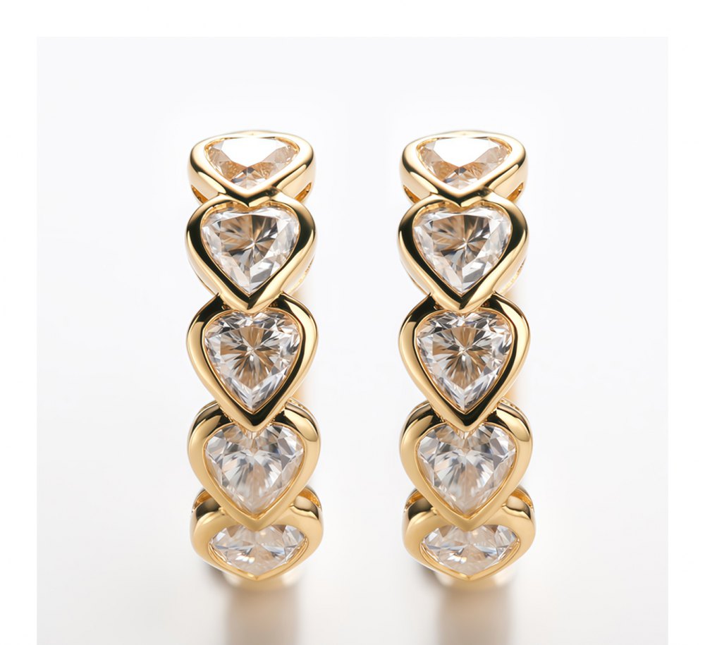 D-Color Moissanite Earrings MC042