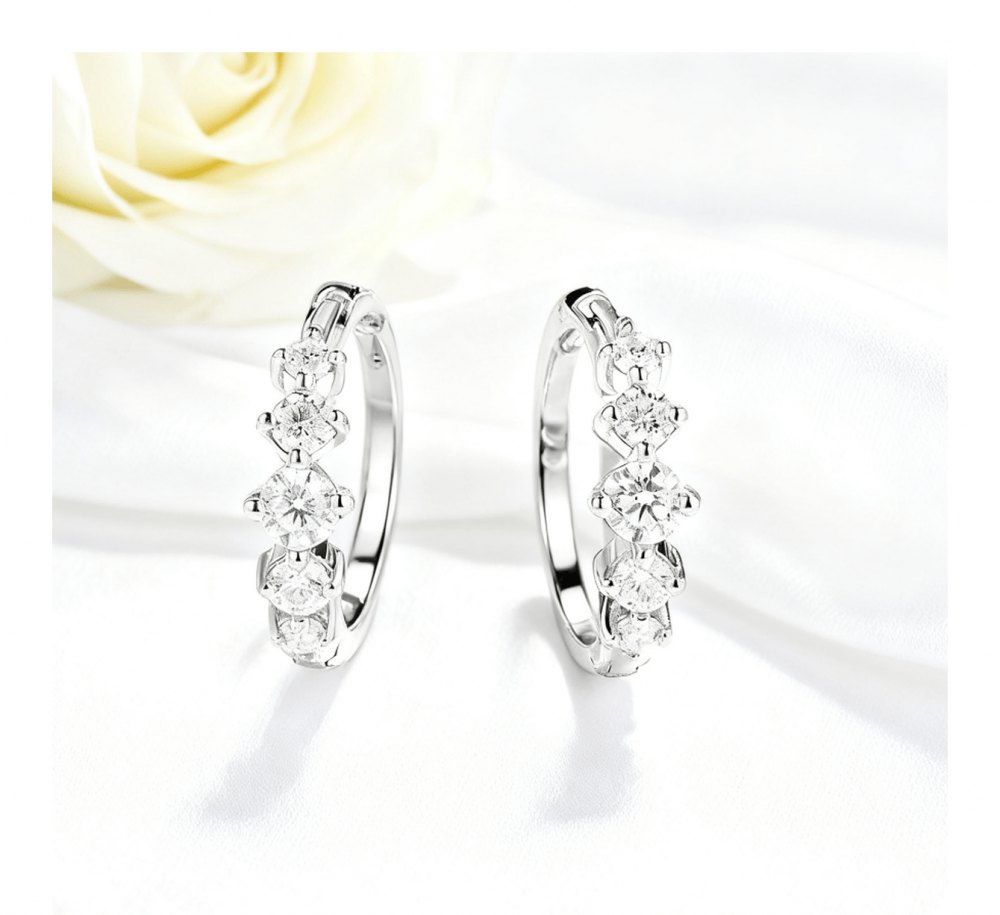 D-Color Moissanite Earrings MC085