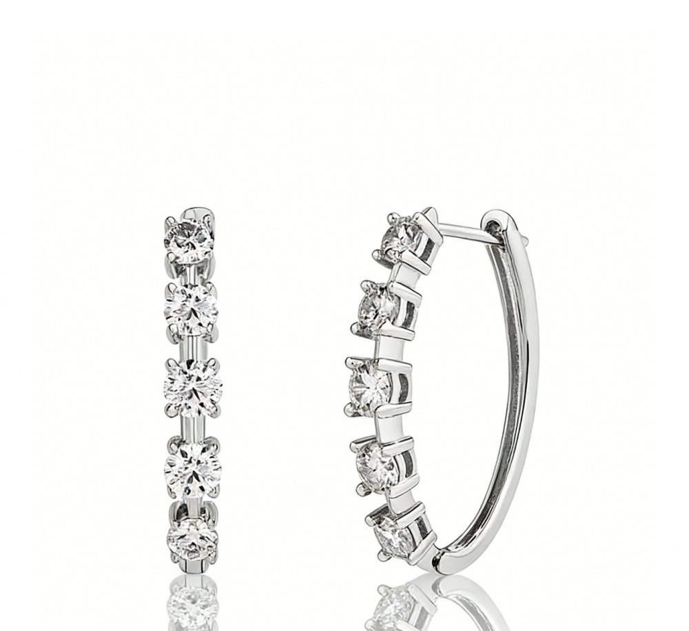 D-Color Moissanite Earrings MC095