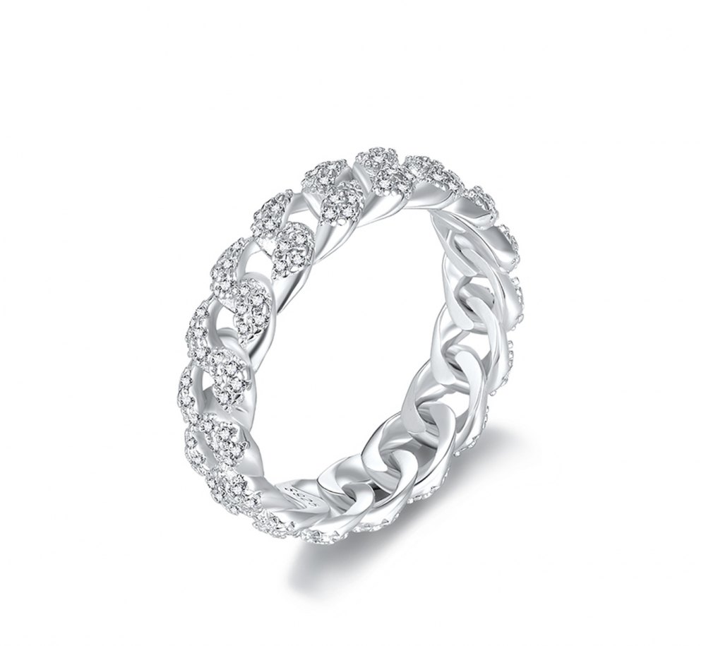 D-Color Moissanite Ring 11001