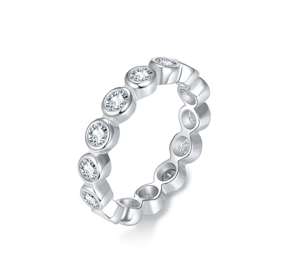 D-Color Moissanite Ring 11003