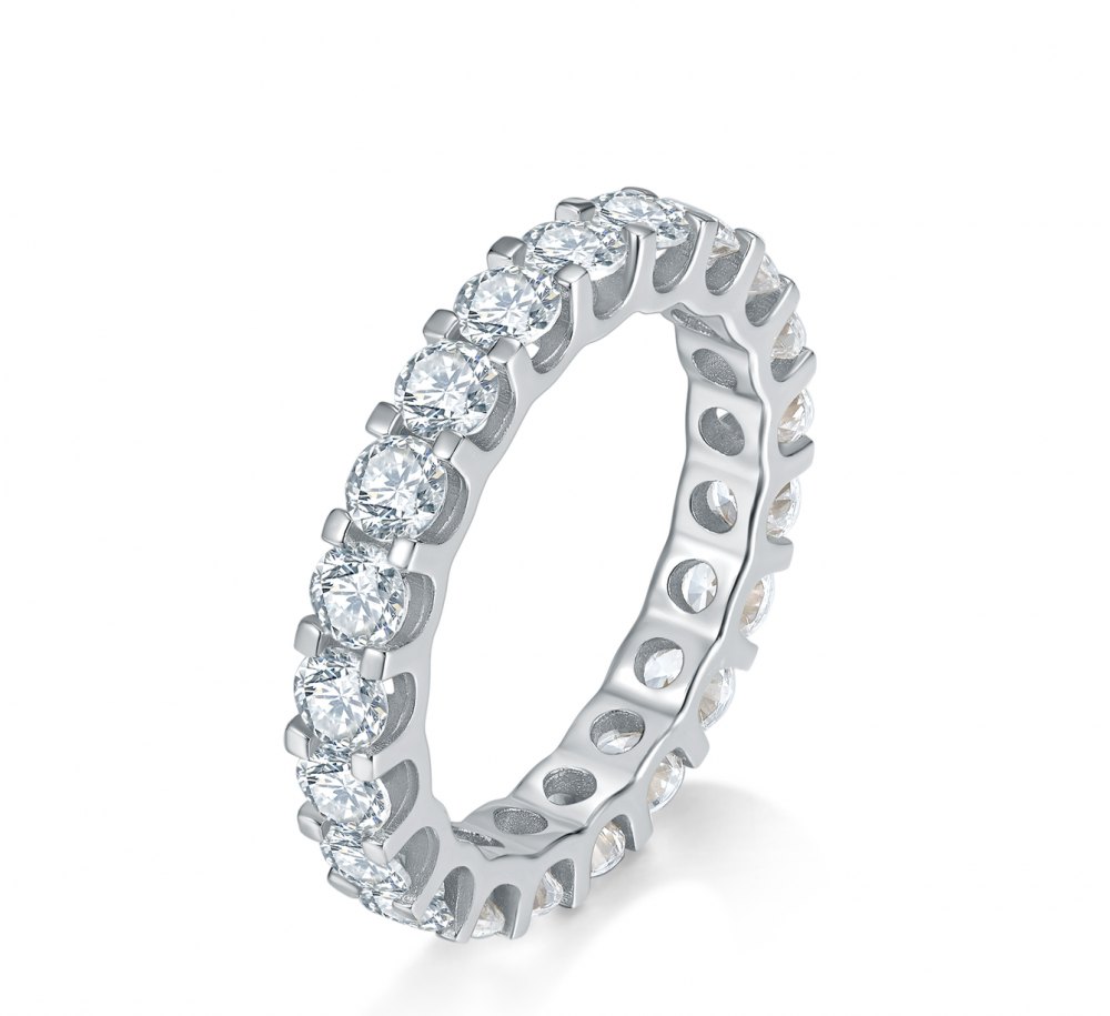 D-Color Moissanite Ring 11005