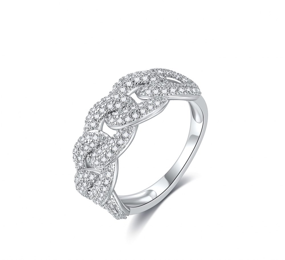 D-Color Moissanite Ring 11009