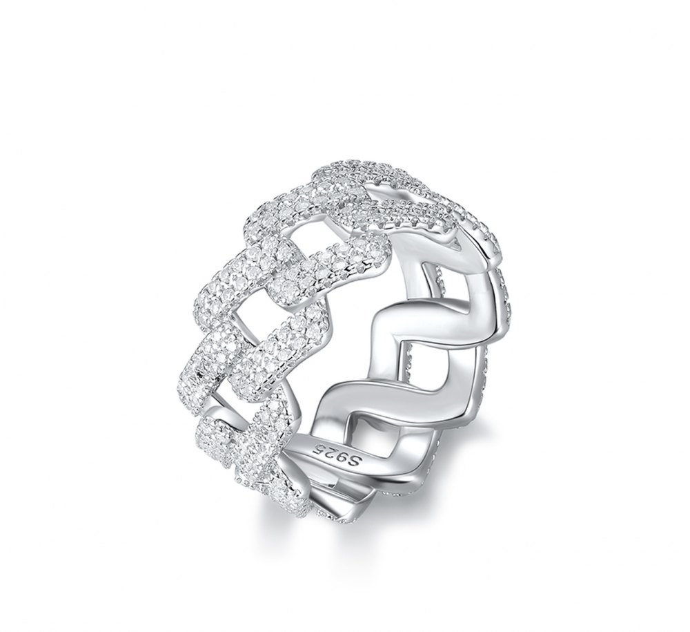 D-Color Moissanite Ring 11017