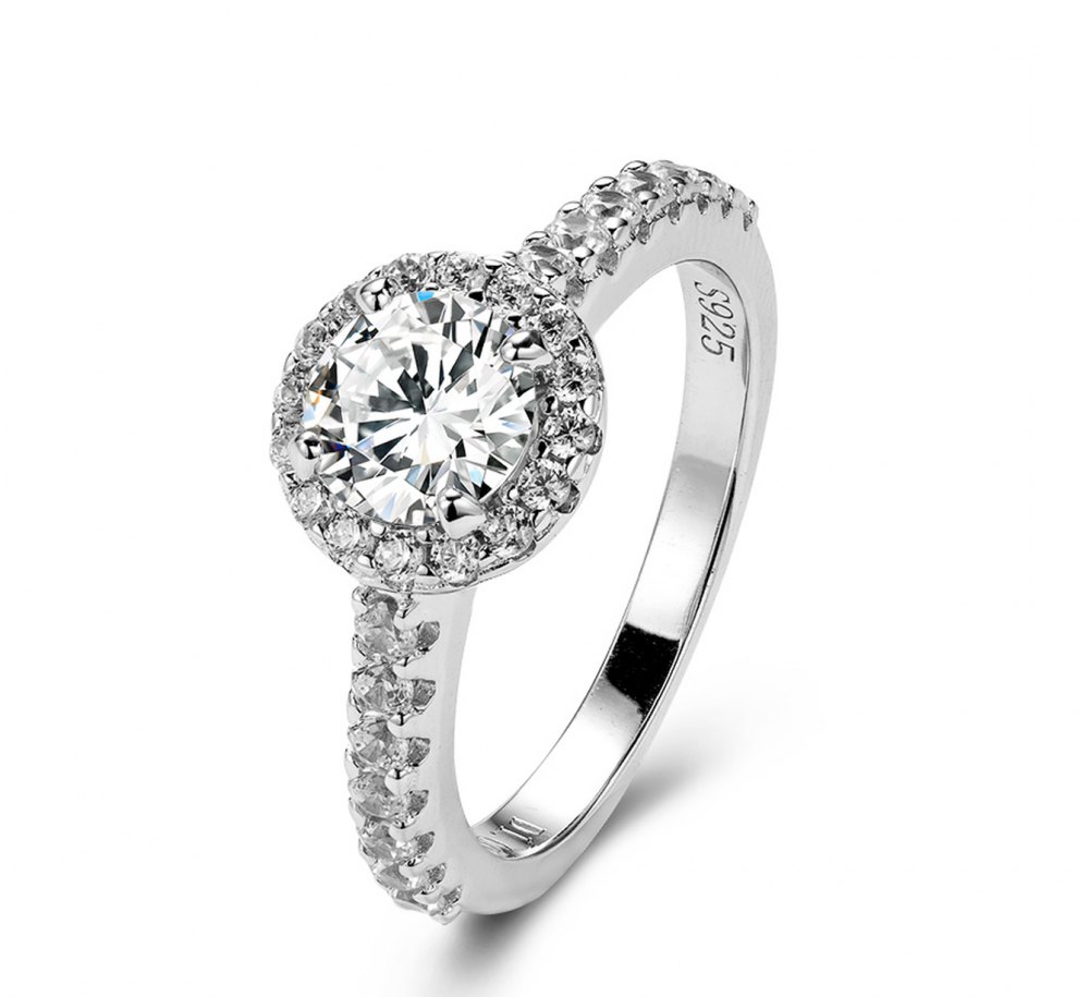 D-Color Moissanite Ring MA001