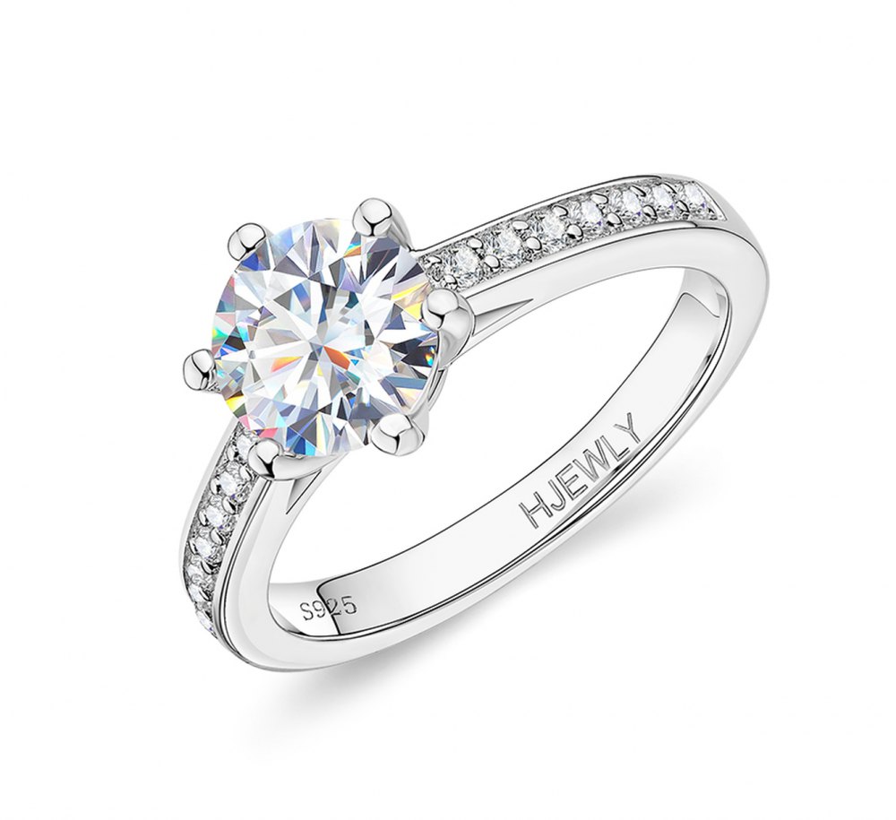 D-Color Moissanite Ring MA006