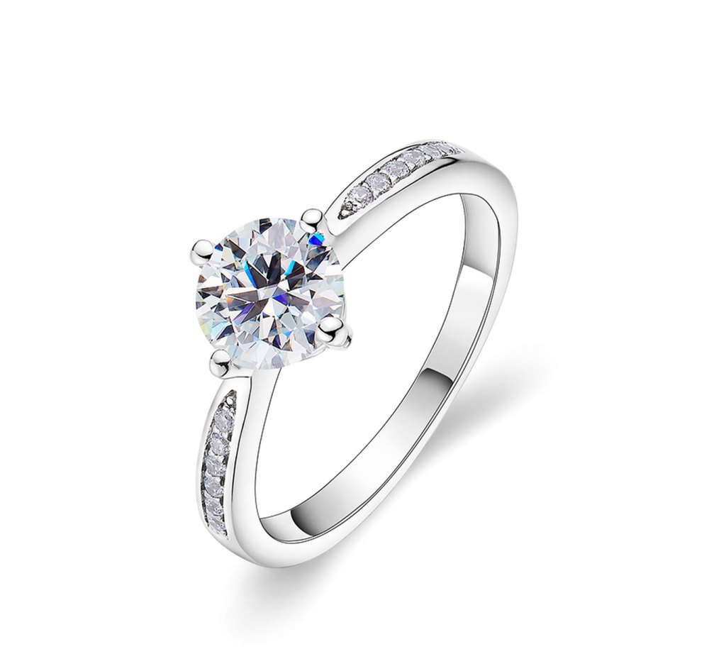 D-Color Moissanite Ring MA0100