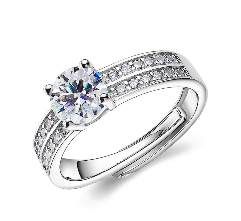 D-Color Moissanite Ring MA0101