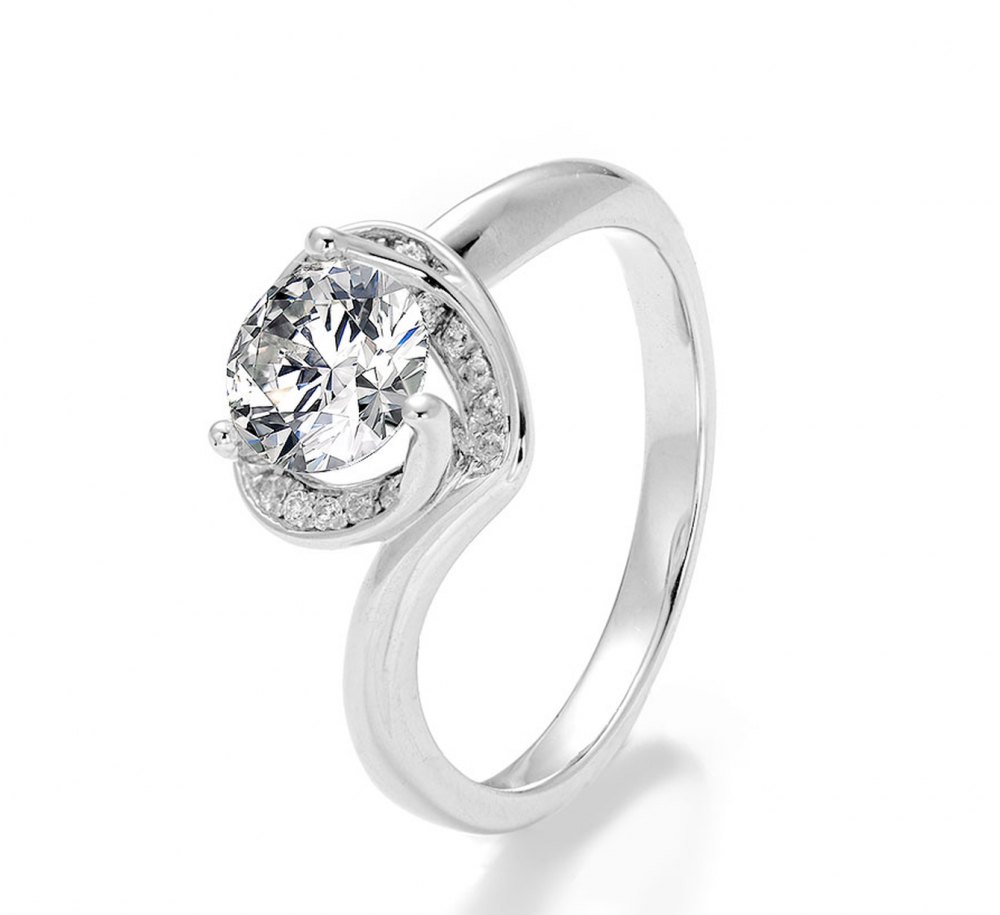 D-Color Moissanite Ring MA015