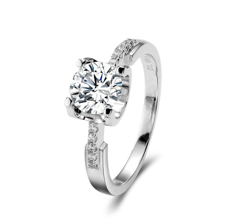 D-Color Moissanite Ring MA020