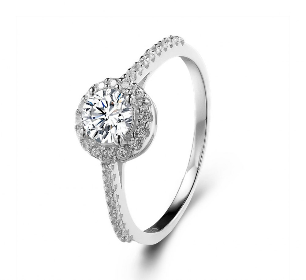 D-Color Moissanite Ring MA049