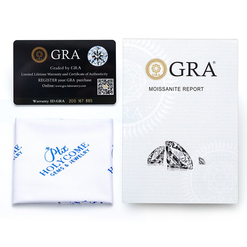 D-Color Moissanite Ring MA052 — view 2