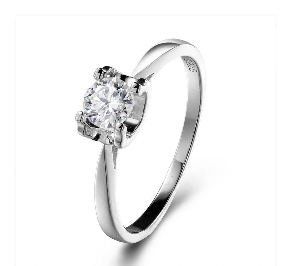 D-Color Moissanite Ring MA054