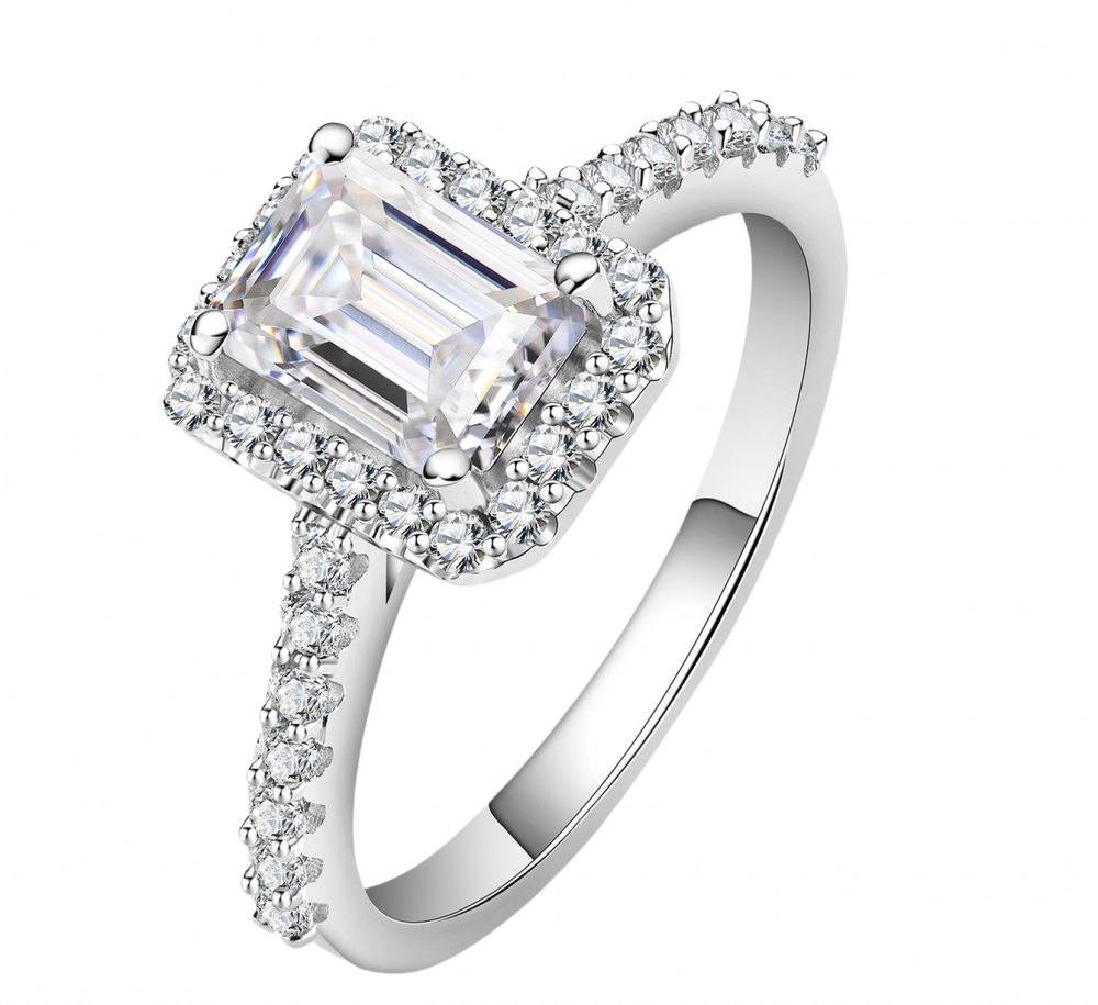 D-Color Moissanite Ring MA060