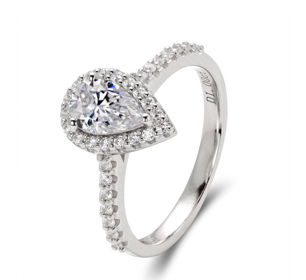 D-Color Moissanite Ring MA063