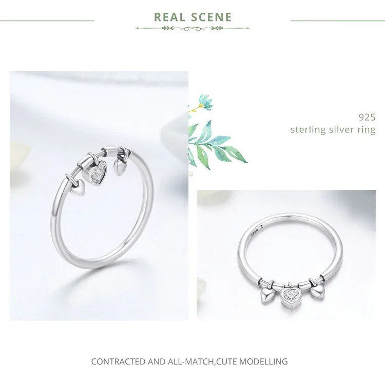 Heart Moissanite Ring — view 2