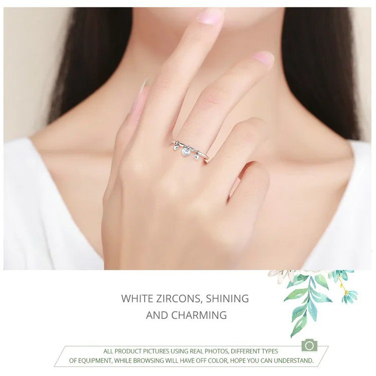 Heart Moissanite Ring — view 3