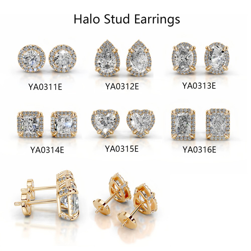 Lab-Grown Diamond Earrings - Design 3